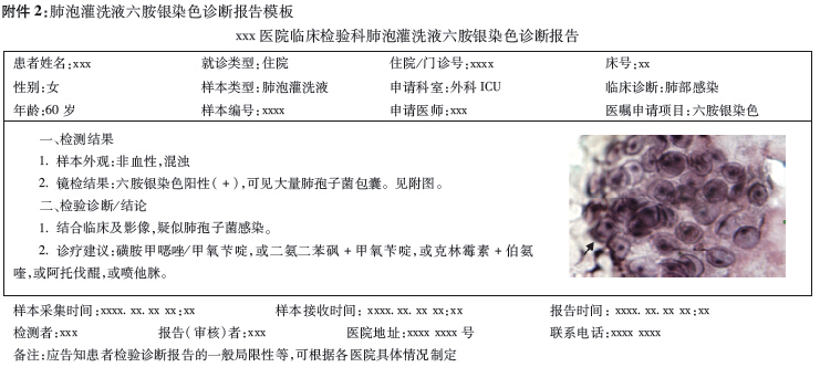 临床微生物检验诊断报告模式专家共识